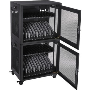 V7 CHGSTA12AC-1E Charging Cabinet - Up to 38.1 cm (15") Screen Support - 12 Devices Supported - 52.3 cm Height x 42.9 cm W