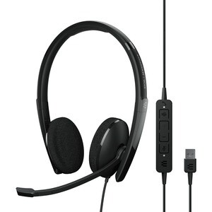 EPOS | SENNHEISER ADAPT 160T Wired On-ear Stereo Headset - Binaural - Ear-cup - 178.5 cm Cable - Noise Cancelling Micropho