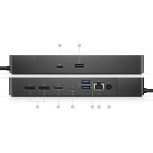 Dell Performance Dock - WD19DCS - 4 Displays Supported - 4K, 5K - 5120 x 2880 - 3 x USB Type-A Ports - USB Type-A - USB Ty