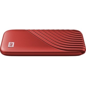 WD My Passport WDBAGF0020BRD-WESN 2 TB Portable Solid State Drive - External - Red - Desktop PC Device Supported - USB 3.2