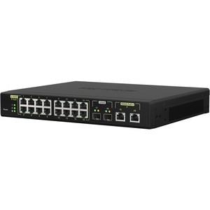QNAP QSW-M2116P-2T2S 18 Ports Manageable Ethernet Switch - 10 Gigabit Ethernet, 2.5 Gigabit Ethernet - 10GBase-X, 10GBase-