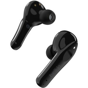 Belkin SOUNDFORM Move Plus True Wireless Ohrhörer Stereo Ohrhörerset - Schwarz - Binaural - In-Ear - 1000 cm Reichweite - 