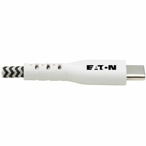Eaton Tripp Lite Series Heavy-Duty USB-C to Lightning Sync/Charge Cable with Status LED - MFi Certified, M/M, USB 2.0, 3 f