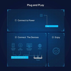 TP-Link TL-SG108-M2 8 Anschlüsse Ethernet-Switch - 2.5 Gigabit Ethernet - 2.5GBase-T - 2 Unterstützte Netzwerkschicht - 15
