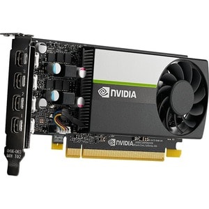 PNY NVIDIA T1000 Graphic Card - 4 GB GDDR6 - Low-profile - 7680 x 4320 - 1.07 GHz Core - 1.40 GHz Boost Clock - 128 bit Bu