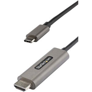 StarTech.com 13ft (4m) USB C to HDMI Cable 4K 60Hz with HDR10, Ultra HD USB Type-C to HDMI 2.0b Video Adapter Cable, DP 1.