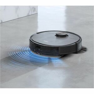 ECOVACS DEEBOT OZMO T8 AIVI Robot Vacuum Cleaner - 420 mL - Brush - Hard Floor, Carpet - Smart Connect - Battery - 67 dB(A