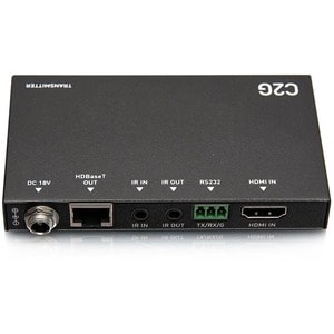 C2G HDMI Ultra-Slim HDBaseT + RS232 + IR over Cat Extender Box Transmitter - 1 Input Device - 230 ft Range - 1 x Network (