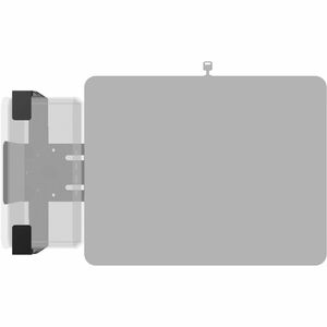 CTA Digital Magnetic Speaker Holder for PAD-PARAW and Mobile Floor Stands (Black) - 3.8" Height x 8.3" Width x 4.5" Depth 