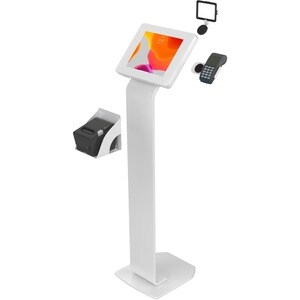 CTA Digital Magnetic LED Light Panel for Enhanced Virtual Communication (White) - Steel Mount - White