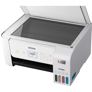 Epson EcoTank ET-2800 Inkjet Multifunction Printer-Color-Copier/Scanner-5760x1440 Print-120 sheets Input-Color Scanner-120