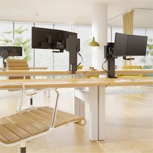 Ergotron TRACE Montagearm für Monitor, Display - Schwarz - 2 Unterstützte(r) Display(s)Bildschirmgröße: 54,6 cm bis 68,6 c