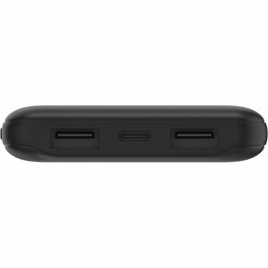 BELKIN 10K POWER BANK USB-C 15W DUAL USB-A 15CM USB-A TO C BLACK