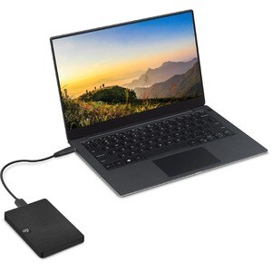 Seagate Expansion Tragbar Festplatte - 2,5" Extern - 1 TB - Schwarz - Desktop-PC, MAC Unterstütztes Gerät - USB 3.0 - 5400