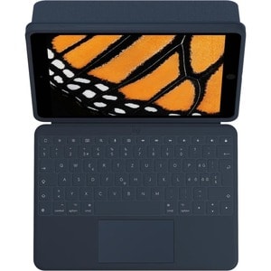 Logitech Rugged Combo 3 Touch Rugged Keyboard/Cover Case Apple iPad (7th Generation), iPad (8th Generation) Tablet - Class