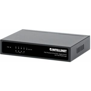 Switch con 5 puertos Gigabit alimentado por PoE, con transferencia de PoE 4 puertos PoE PSE, 1 puerto PoE PD, IEEE 802.3at