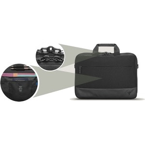 Sacoche de transport V7 Professional CCP16-ECO-BLK - Briefcase Style pour 39,6 cm (15,6") à 40,6 cm (16") Ordinateur Porta
