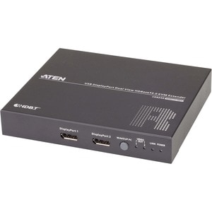 ATEN CE924 KVM Extender - Wired - 2 Computer(s) - 2 Local User(s) - 100 m Range - 4K - 4096 x 2160 Maximum Video Resolutio
