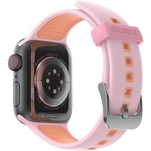 OtterBox Adjustable Smartwatch Band - Buckle Attachment - Pink, Orange - Silicone