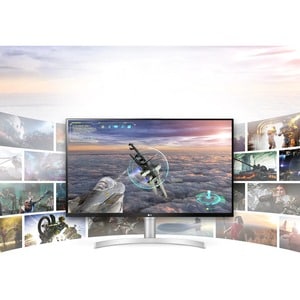 LG 32UN550-W 32 Zoll Class 4K UHD LCD-Monitor - 16:9 Format - 80 cm (31,5 Zoll) Viewable - Vertical-Alignment-Technologie 
