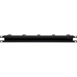 Tripp Lite by Eaton Horizontal Cable Manager - Metal Rings, Black, 1U - Horizontal Cable Manager - Black - 1U Rack Height 