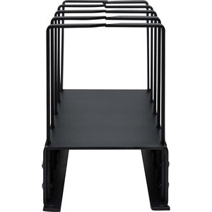 Eaton Tripp Lite Series Horizontal Cable Manager - Metal Rings, Black, 2U - Horizontal Cable Manager - Black - 2U Rack Hei