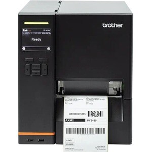 Brother TJ-4520TN Industrial, Desktop Direct Thermal/Thermal Transfer Printer - Monochrome - Label Print - Fast Ethernet -
