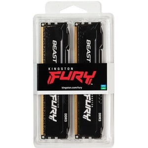 Kingston FURY Beast RAM Module - 16 GB (2 x 8GB) - DDR3-1600/PC3-12800 DDR3 SDRAM - 1600 MHz - CL10 - 1.50 V - Unbuffered 