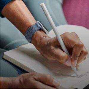Fitbit Smartwatch Band - Large (L) - Hook & Loop Attachment - Coastal Blue