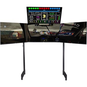 Next Level Racing Elite Freestanding Overhead / Quad Monitor Stand Add On Carbon Grey - Up to 43" Screen Support - 35.43" 
