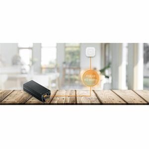ZYXEL PoE12-60W PoE++ Injector - 120 V AC, 230 V AC Input - 1 x 2.5 Gigabit Ethernet Input Port(s) - 1 x 2.5 Gigabit PoE++