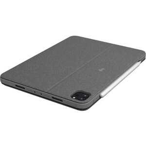 Cover tastiera Logitech Combo Touch per 32,8 cm (12,9") Apple, Logitech iPad Pro (5a generazione) Tablet - Grigio - Resist