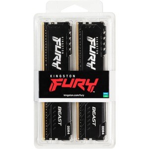 Kingston FURY Beast RAM-Modul - 16 GB (2 x 8GB) - DDR4-3200/PC4-25600 DDR4 SDRAM - 3200 MHz - CL16 - 1,35 V - 288-Pin - DIMM