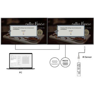 AG Neovo PD-43Q 108 cm (42.5") LCD Digital Signage Display - 24 Hours/7 Days Operation - In-plane Switching (IPS) Technolo