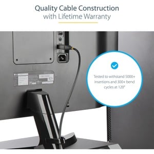 StarTech.com 6ft (2m) VESA Certified DisplayPort 1.4 Cable, 8K 60Hz HDR10, UHD 4K 120Hz Video, DP to DP Monitor Cord, DP 1