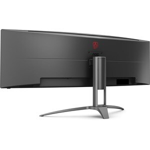 AOC AGON AG493UCX2 49" Class Dual Quad HD (DQHD) Curved Screen Gaming LCD Monitor - 32:9 - Textured Black - 124 cm (48.8")