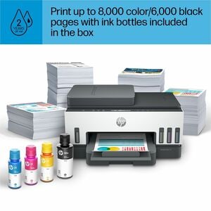 HP Smart Tank 7301 All-in-One Printer-Multifunction printer-color-ink-jet-refillable-Copier/Scanner-4800x1200 dpi Print-Au
