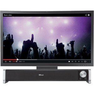 Trust Soundbar-Lautsprecher - 6 W RMS - Schwarz, Silber - USB