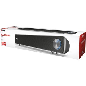Trust Arys Soundbar-Lautsprecher - 6 W RMS - Schwarz - 100 Hz bis 20 kHz Frequenzgang - USB - 1