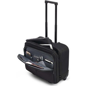 Dicota Multi SCALE Travel/Luggage Case (Trolley) for 26.7 cm (10.5") to 39.6 cm (15.6") Any Brand Notebook - Black - Polye