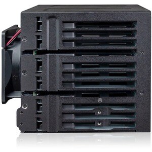 Icy Dock ToughArmor MB924IP-B Drive Enclosure for 5.25" SATA, Serial Attached SCSI (SAS) - Mini-SAS Host Interface Externa