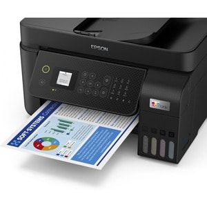Epson ET-4800 Wireless EcoTank Inkjet Multifunction Printer - Colour - Copier/Fax/Printer/Scanner - 5760 x 1440 dpi Print 