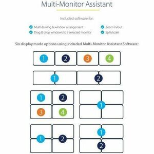 StarTech.com Videoadapter - 1 Stück - TAA-konform - 1920 x 1080 Supported - Grau