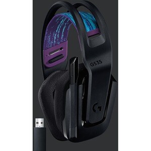 Logitech G535 Gaming Headset - Stereo - USB - Wireless - 39.4 ft - 36 Ohm - 20 Hz to 20 kHz - On-ear - Binaural - Ear-cup 