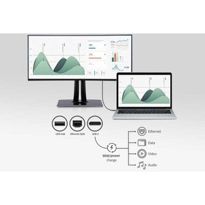 ViewSonic VP3881A 38-Inch IPS WQHD+ Curved 21:9 Monitor with 100% sRGB Rec 709, Eye Care, HDR10 Support, 90W USB C, HDMI, 