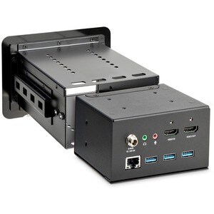 StarTech.com Conference Room Docking Station, In-Table Universal Laptop Dock, HDMI/60W PD/USB Hub/GbE/Audio, Huddle/Boardr