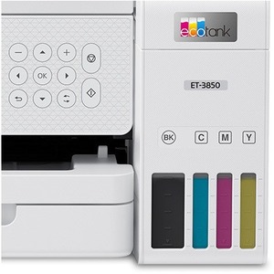 Epson EcoTank ET-3850 Inkjet Multifunction Printer-Color-Copier/Scanner-4800x1200 dpi Print-Automatic Duplex Print-5000 Pa