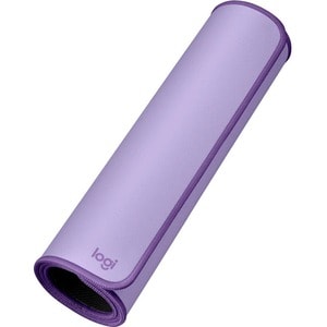 Logitech Mouse Pad - 300 mm x 700 mm - Lavender - Natural Rubber, Nylon, Polyester - Anti-slip, Anti-fray, Spill Resistant