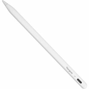 Targus AMM174AMGL Stylus - Capacitive Touchscreen Type Supported - 1.70 mm - Active - Replaceable Stylus Tip - White - Tab