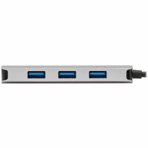 Eaton Tripp Lite Series 3-Port USB-C Hub - USB 3.x (5Gbps) Hub Ports, Gigabit Ethernet, Thunderbolt 3, 100W PD Charging, A
